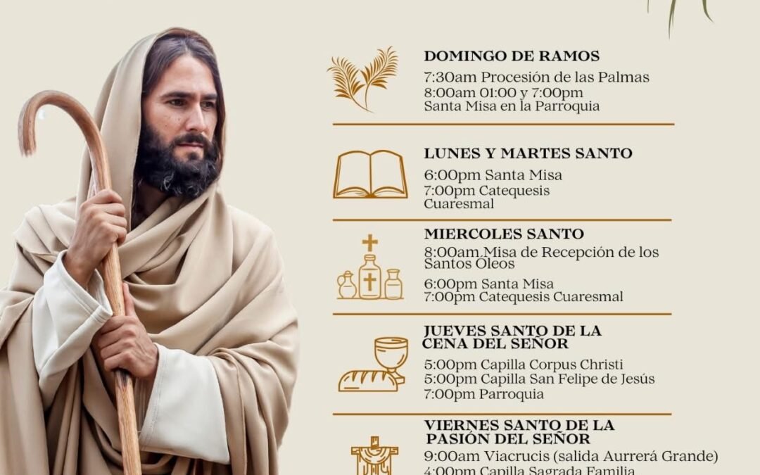 🕊️ Semana Santa 2026: Horarios Real del Valle y Terranova, Acolman